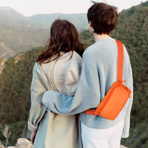 Miniatura 20 de Riñonera, bolsa para cinturón, correa ajustable ajustable de 40 pulgadas, para mujeres y hombres