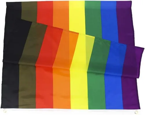 Miniatura 2 de Flaglink Bandera del Orgullo de Filadelfia de 3 x 5 pies – Bandera de arco iris del orgullo gay de Filadelfi