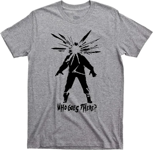 The Thing Who Goes There - Camiseta de película de terror de ciencia ficción de los años 80