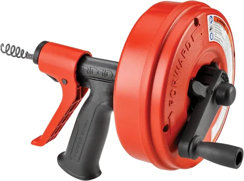 Ridgid 57043 POWER SPIN+ Power Spinner Limpiador de drenaje Power Spin+ / Rojo
