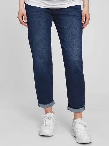 Miniatura 5 de GAP Women's Maternity True Waistband Full Panel Girlfriend Jeans
