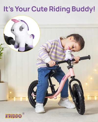 Miniatura 4 de KRIDDO Bicicleta de Equilibrio para Niños Pequeños de 2 Años, Edad de 24 Meses a 5 Años, Bicicleta de Empuje Interactiva de Aprendizaje Temprano