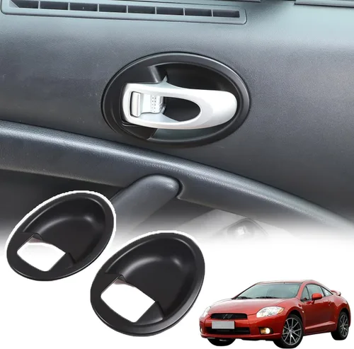 Miniatura 8 de Sekhyna Tazón para manija interior de puerta de ABS compatible con Mitsubishi Eclipse 2006-2011, manija interior izquierda y derecha, tazón, ABS