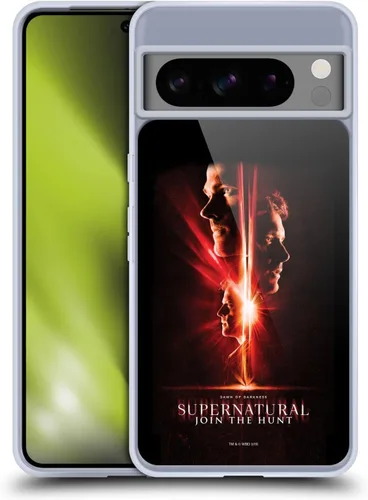Miniatura 57 de Head Case Designs Supernatural Sam, Dean & Castiel Key Art - Funda de gel con licencia oficial [protección de grado militar] compatible con Google