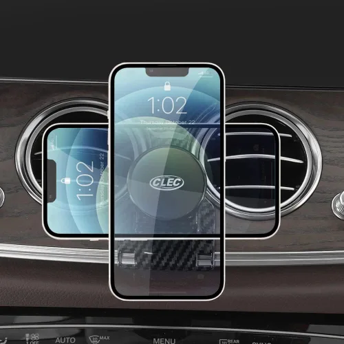 Miniatura 3 de BEERTE Fuerte soporte magnético para teléfono de automóvil para Mercedes Benz Clase E 2016-2023 E300 E200 E260 E220d, Benz Clase CLS 2018-2023