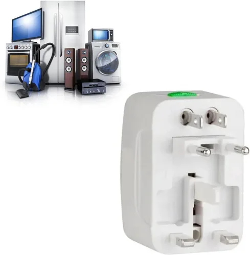 Miniatura 8 de LIANGLIDE Adaptador de viaje en todo el mundo, adaptador de corriente universal portátil multiusos en todo el mundo adaptador de enchufe de viaje