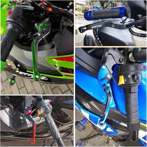 Miniatura 5 de Accesorios CNC para motocicleta, ajustable, plegable, extensible, con logotipo, palancas de embrague de freno para Yamaha FZ150I FZ 150I 2013-2018