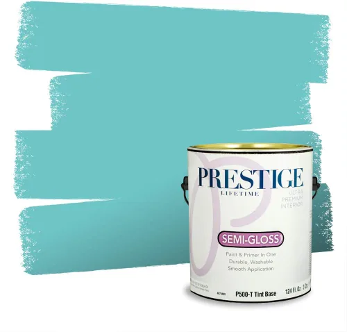 Miniatura 447 de Pintura Exterior + imprimación PRESTIGE, todo-en-uno, 1 galón, acabado mate, color comparable al Valspar* Royal Gray* VS151-Gris real