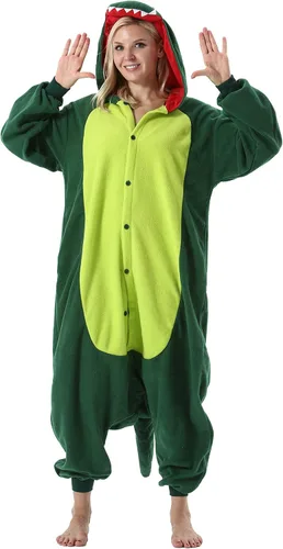 Miniatura 2 de DarkCom Pijama de una pieza de animal para mujer y hombre, disfraz de Halloween, ropa de dormir de Navidad