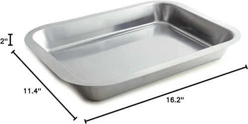 Miniatura 5 de Norpro Sartén de lasaña asada de acero inoxidable de 16 pulgadas