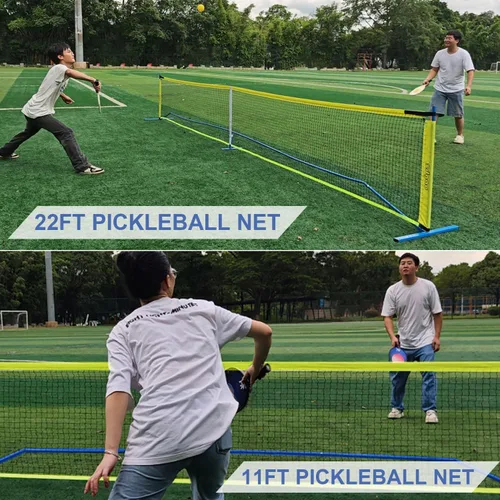 Miniatura 4 de Zdgao Portable Pickleball Net for Driveway, 22FT Regularion Size Pickle Ball Net with Pickleballs and Carry Bag, Easy Setup for Indoor Gym, Outdoor
