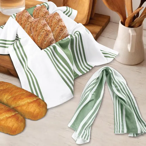Miniatura 500 de Urban Villa Toallas de cocina 100% algodón para cocina (juego de 6) 20"x30" toallas de cocina altamente absorbentes, juego de ropa de cocina