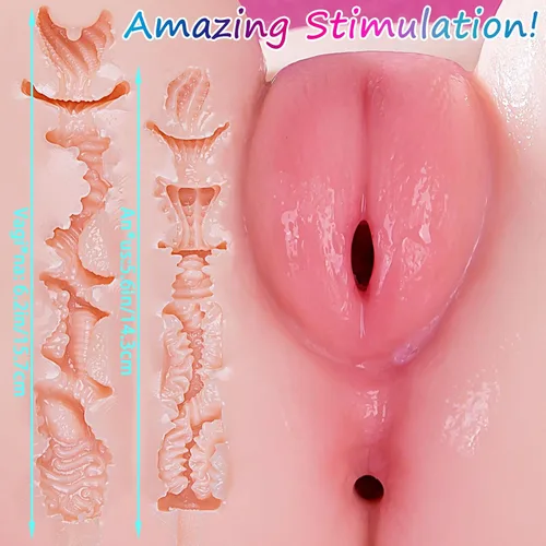 Miniatura 4 de Muñeca sexual realista para hombres, masturbador masculino virgen con vagina apretada y anal, juguete sexual masculino Stroker Petite Bubble Butt