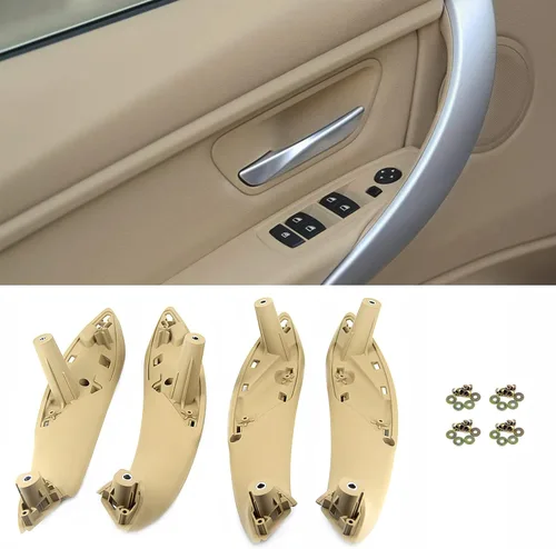 FEXON Manijas de puerta de repuesto para BMW Series 3 F30 Series 4 Soporte de puerta interior Moldura Tirador Reposabrazos Kit de soporte 2012-2018