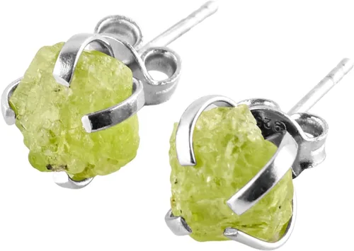 AA Piedras Preciosas en Bruto Cristales de Piedras Ásperas Aretes de Perno Delicados para Mujeres, Joyería de Boda Hecha a Mano de Piedras de