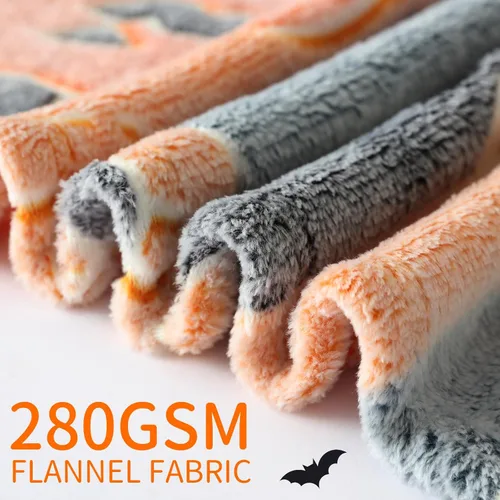 Miniatura 7 de LIFEYJ Manta con Efecto Luminoso para Halloween, Regalos para Niñas y Niños, Manta Suave de Calabaza 50"x60", Regalos para Niñas de 3, 4, 5, 6, 7