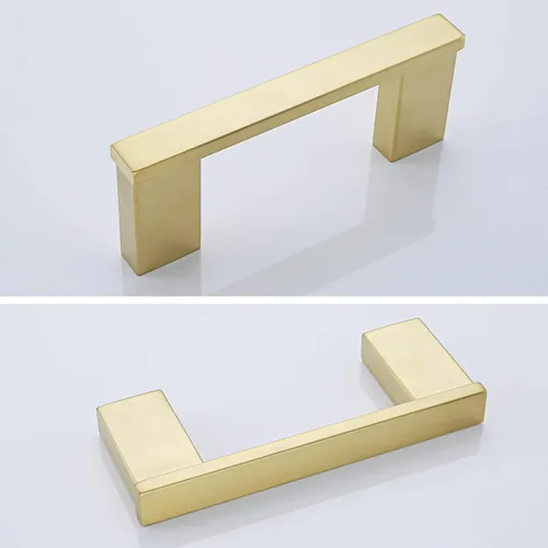 Miniatura 4 de RANDOM Toallero dorado cepillado de 9 pulgadas, toallero de latón para baño, toallero de mano, toallero de cocina, barra de toalla de baño, cocina