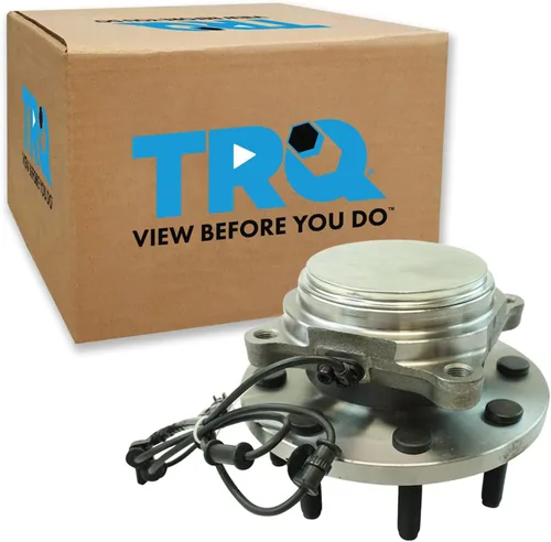 Miniatura 12 de TRQ Cojinete de rueda delantera y conjunto de cubo con sensor ABS compatible con Toyota Sequoia 2008-2022 Tundra 2007-2021