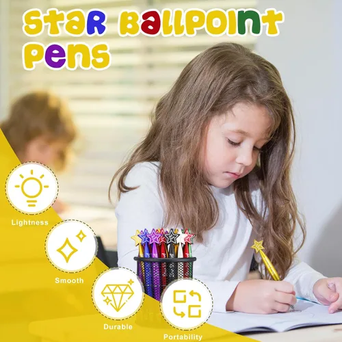 Miniatura 4 de Tenceur Bolígrafos de estrella con cita motivacional a granel, regalos de agradecimiento para profesores, regalo de graduación para profesores