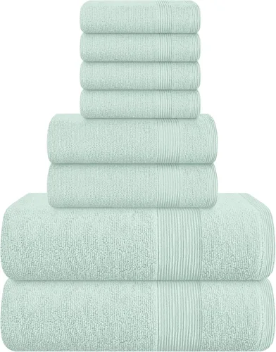 Miniatura 19 de Belizzi Home Toallas de Baño Extragrandes Premium de Algodón Paquete de 2, 35x70 - 100% Algodón Puro - Ideal para Uso Diario - Ultra Suave y Morado
