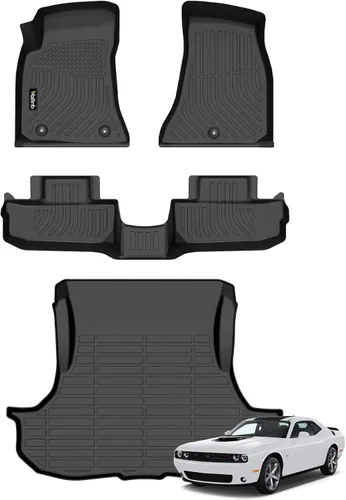 Miniatura 71 de Tapetes de piso para todo clima y forro de carga con respaldo para Chevrolet Suburban de 7 asientos 2021-2025 / GMC Yukon XL de 7 asientos
