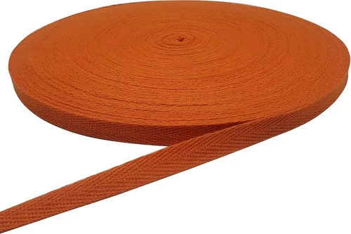 Miniatura 46 de Cinta de algodón en espiga, cinta de sarga para coser, cinta natural al bies para manualidades (beige, 1 pulgada)
