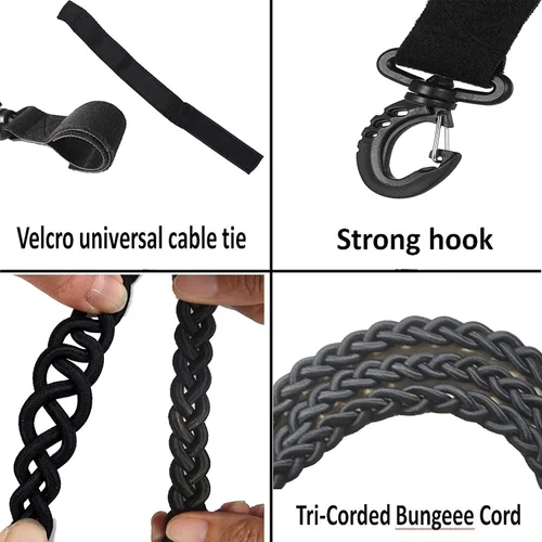 Miniatura 2 de Línea de ropa de cable trirtrenzado, cuerda de secado de ropa, tendedero portátil de viaje para lavandería en interiores y exteriores, línea de ropa