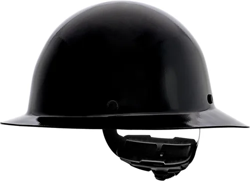MSA Skullgard Casco Duro de Ala Completa con Suspensión - Tapa Sin Ranuras, Hecho de Resina Fenólica, Cargas de Calor Radiante hasta 350°F, Casco