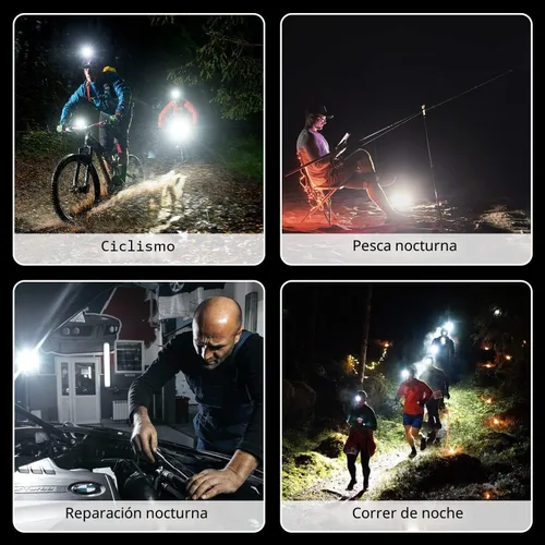 Miniatura 6 de MAKDAK COB Linterna Recargable de Llavero 2Pack, Luz de Trabajo LED Super Brillante de Alto Lúmen con Imán, Clip, Abrebotellas para Paseos