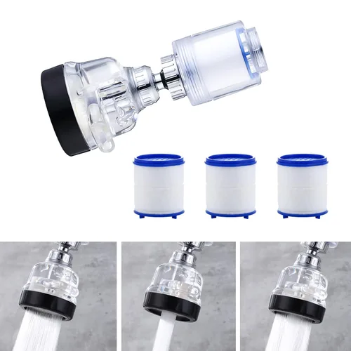 Miniatura 8 de Paquete de 5 cartuchos de repuesto para filtro de grifo del fregadero, cartucho de repuesto para filtro de agua del fregadero, filtro de agua del 5