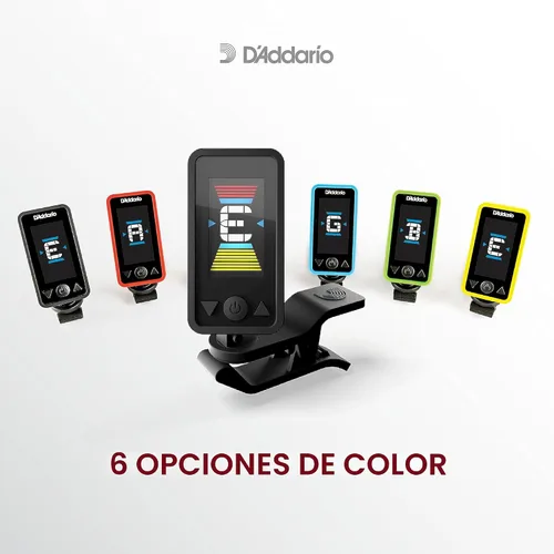 Miniatura 3 de D'Addario Eclipse Afinador de Guitarra con Clip para Clavijero, PW-CT-17BK, Negro