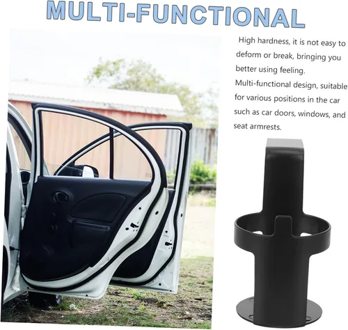 Miniatura 5 de ERINGOGO Portavasos de coche para camión, ventana automotriz para coche, para colgar café, compras, reposabrazos de plástico universal