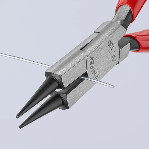 Miniatura 6 de KNIPEX Herramientas 19 01 130 Alicates de joyería de nariz redonda con bordes de corte