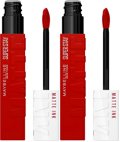 Miniatura 26 de Maybelline Super Stay Matte Ink Barra de Labios Líquida Maquillaje, Color de Alto Impacto de Larga Duración, Hasta 16H de Uso, Amazonian, Marrón 70