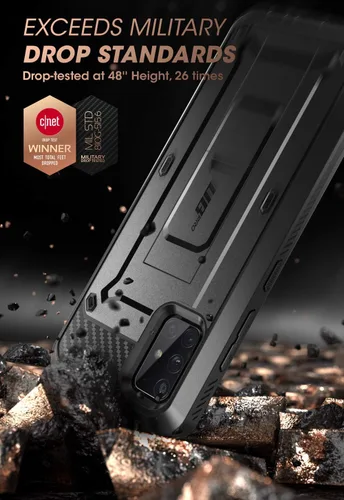 Miniatura 2 de SUPCASE Funda para Samsung Galaxy A71 5G [no para A71 5G UW Verizon], [Protector de pantalla integrado, soporte y clip para cinturón] Funda