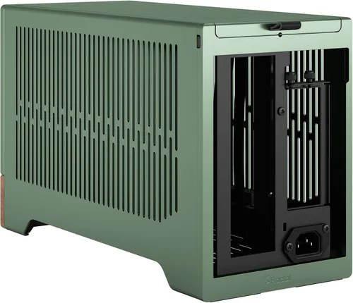 Miniatura 10 de Fractal Design Terra Graphite - Panel frontal de madera de nogal - Factor de forma pequeño - Carcasa para juegos Mini ITX - Cable elevador PCIe 4.0
