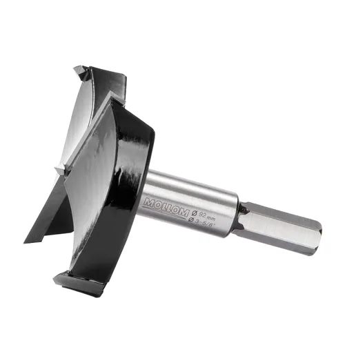 Miniatura 44 de Mollom Broca Forstner de 1/4" (6.3 mm) para carpintería precisa con un grosor de carburo YG8 duradero de 0.063 in, esta herramienta de corte
