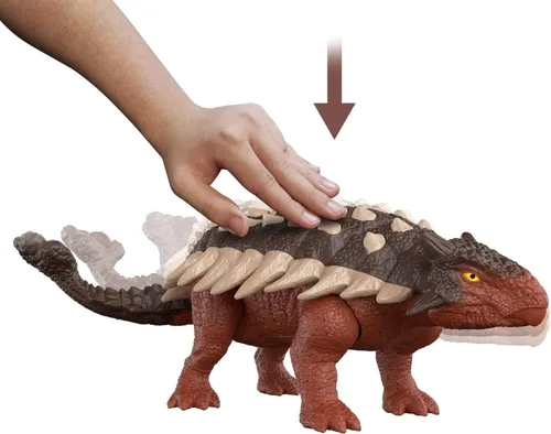 Miniatura 4 de Mattel Jurassic World Dominion Roar Strikers Figura de acción de dinosaurio con sonido rugiente y acción de ataque, juguete de dinosaurio