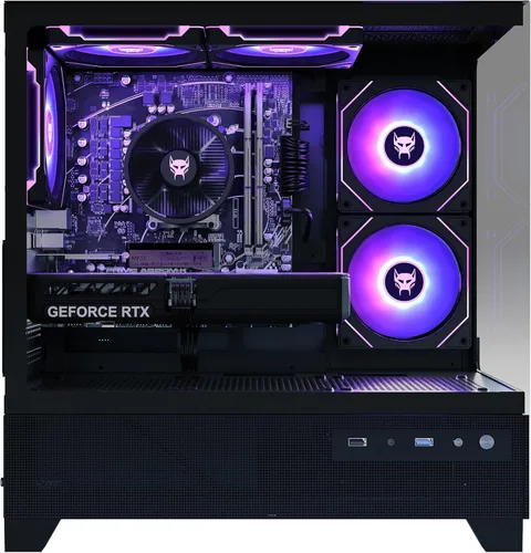 Miniatura 2 de BEASTCOM Q5 Pro Gaming PC AMD Ryzen 5 4500 6X 4,10GHz 12 hilos GeForce RTX 3050 6GB 16 GB de RAM SSD NVMe de 1 TB WiFi 5