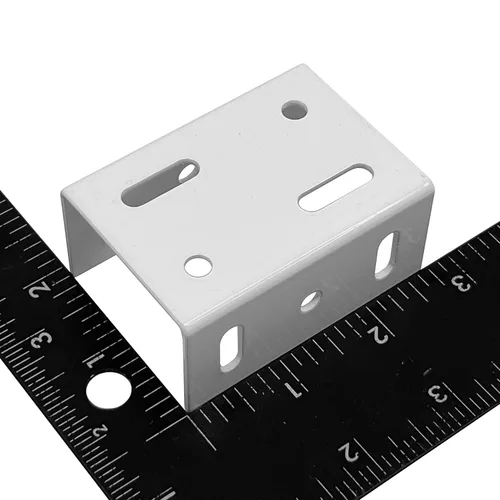 Miniatura 6 de Soporte de valla de aluminio resistente para panel de cercado de vinilo a conexión de poste, reemplazo de metal para soportes de plástico de 2.75