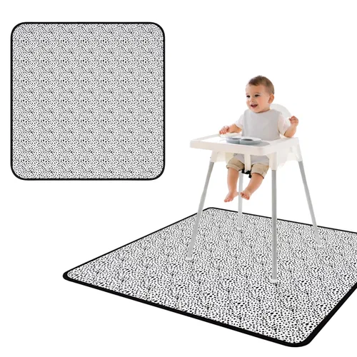 Miniatura 74 de BapronBaby Adventure Awaits - Tapete impermeable para debajo de sillas altas, suelos, mesas, tiempo de juego o artes y manualidades, lavable a