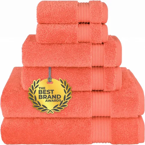 Miniatura 66 de Cotton Paradise - Juego de 4 toallas de mano para baño, 100% algodón turco, toallas suaves y absorbentes para la cara, toallas de mano color gris