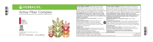 Miniatura 2 de Herbalife Complejo de fibra activa sabor manzana (7.4 oz 7.41 oz)