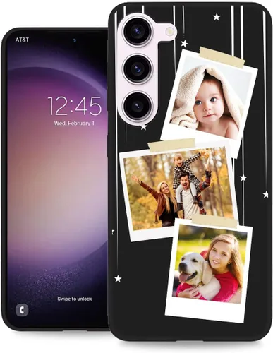 Miniatura 33 de Funda personalizada para Samsung Galaxy S23 Ultra con nombre de foto y texto - Funda suave y fina para teléfono móvil S 23 Ultra (negra) de 6.8
