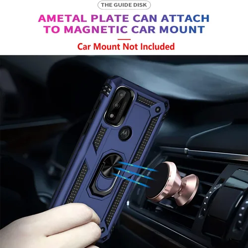 Miniatura 6 de STARSHOP Funda compatible con Moto G Pure, con protector de pantalla de vidrio templado incluido, protección contra caídas de grado militar a prueba