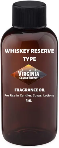 Aceite de fragancia tipo reserva de whisky (nuestra versión de la marca) (botella de 4 onzas) para hacer velas, hacer jabón, hacer tartas, aerosoles