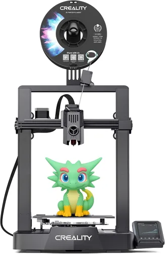 Creality Impresora 3D Ender 3 V3 KE Mejorada, 500mm/s Máxima Alta Velocidad con Extrusora Directa Sprite Soporta Impresión de 300℃, Nivelación