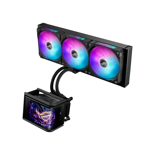Miniatura 12 de ASUS ROG RYUO IV 360 ARGB con pantalla AMOLED curvada móvil de 6.67 pulgadas que admite video de efecto 3D o estadísticas de sistema