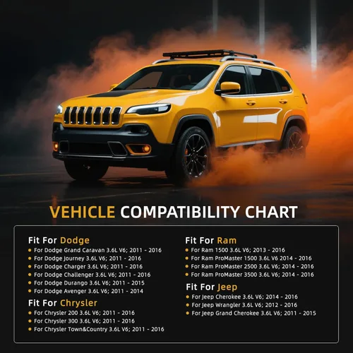 Miniatura 2 de Juego de árboles de levas del motor, 5184377AG 5184378AG 5184379AG 5184380AG, para Dodge RAM 1500/Avenger/Challenger/Charger, para Chrysler
