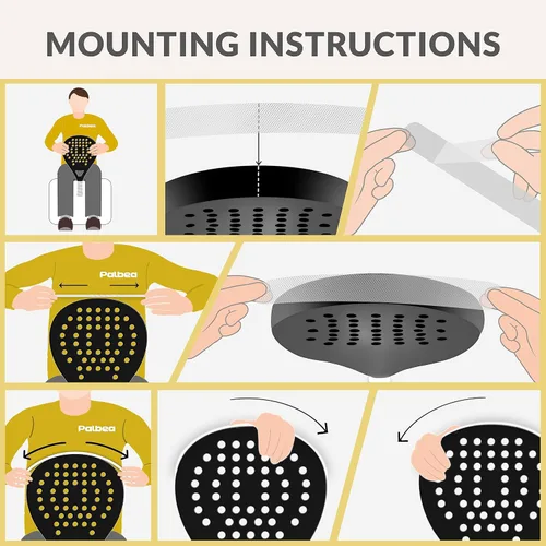 Miniatura 6 de Palbea Transparent Padel Racket Protector - Pack of 1/2/3/5 - Rough & Lightweight Frame Tape. Edge Protector Durable & Easy to Replace. Padel
